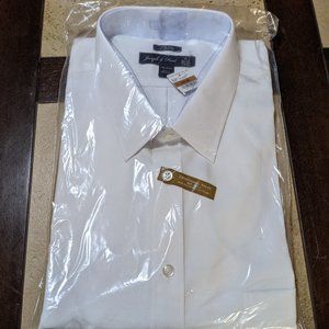 19 36/37 Tall Joseph & Feiss Dress Shirt - White